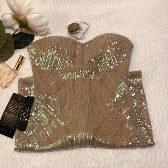 Bebé Dress Sweetheart Embellished Dress - Picture 3 of 7